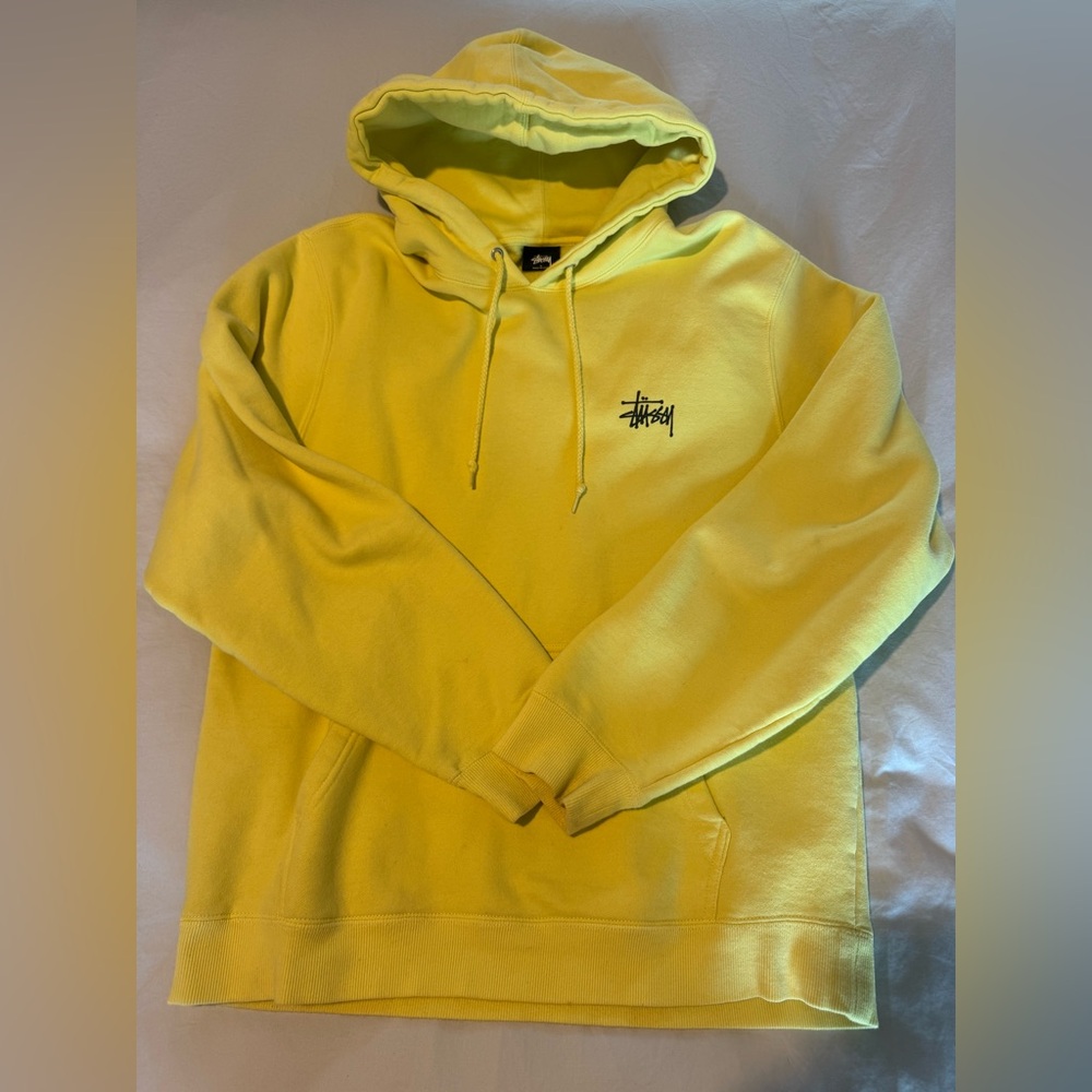 Stussy Bright Yellow Men's Hoodie